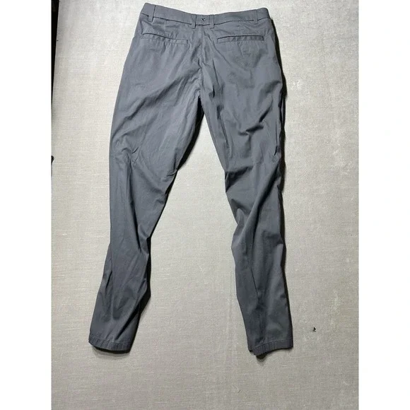 Birddogs Pants Mens 34x32 Grey Performance Stretch Preppy Chino Golf - Picture 5 of 8